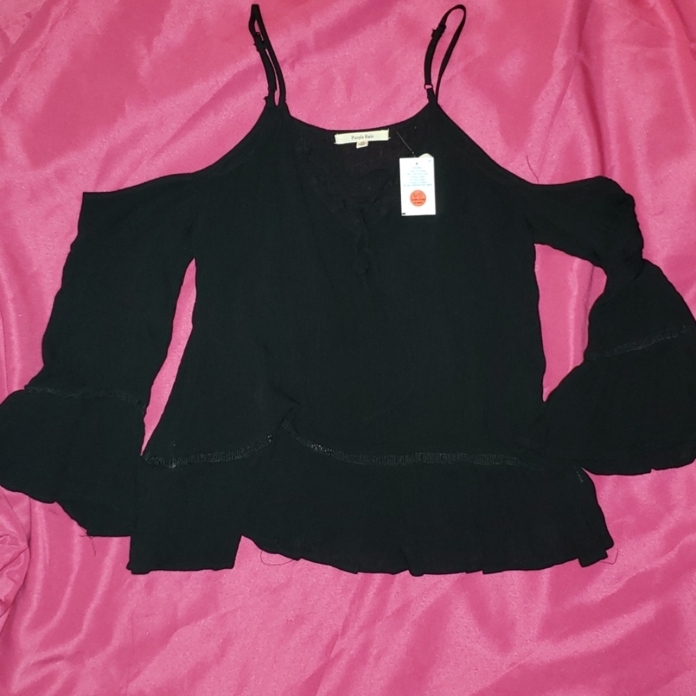Black flared Top